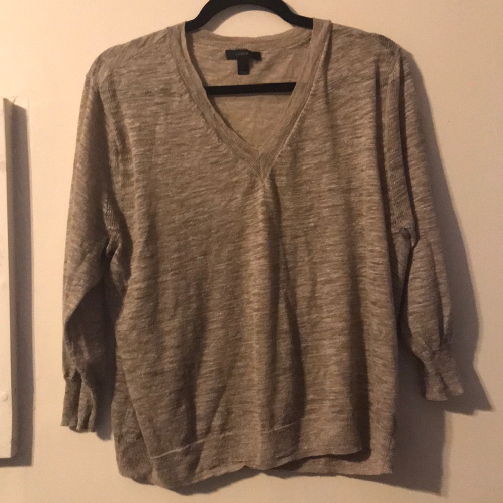 JCrew Summer weight linen sweater